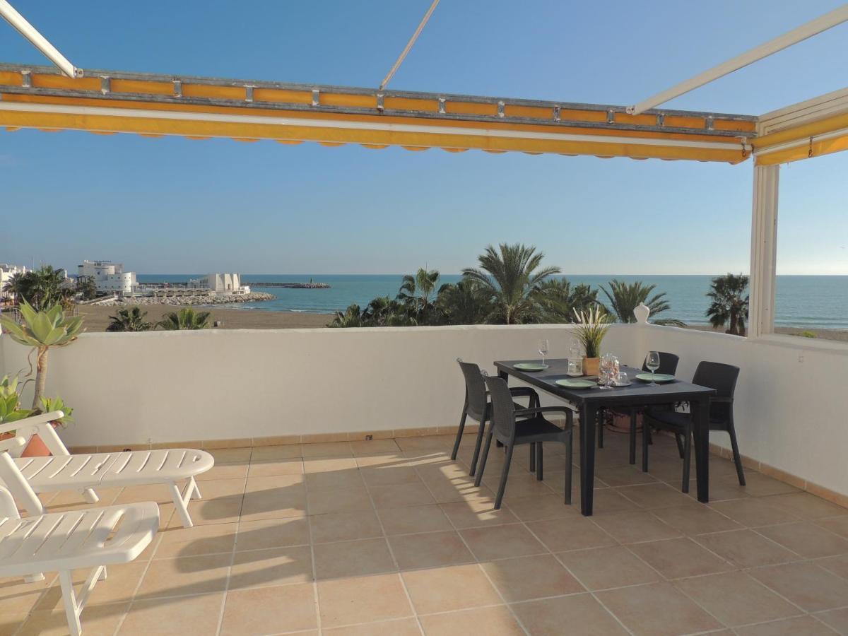 Ole Playa 5A Beach Front - A Pie De Playa, Sea Views - Vistas Al Mar, Puerto Marina ベナルマデナ エクステリア 写真